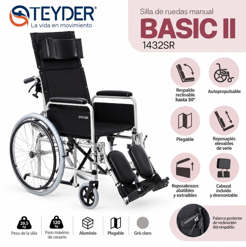 (ENCARGO) TEYDER BASIC RECLINABLE 45cm