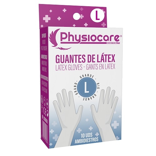 PHYSIOCARE GUANTE LATEX GR (10 unid)