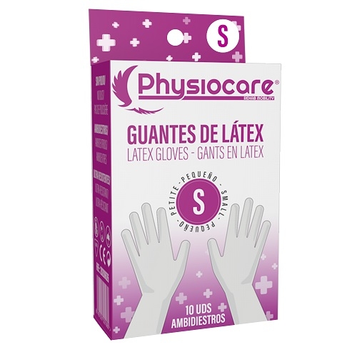 PHYSIOCARE GUANTE LATEX PEQ (10 unid)