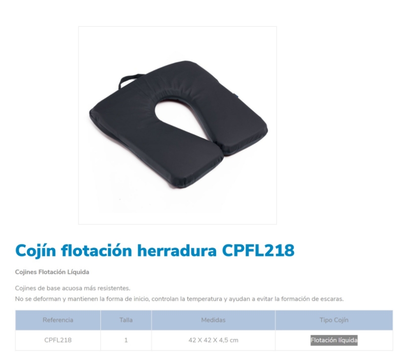 COJIN FLOTACION HERRADURA CPFL218 1 PRIM