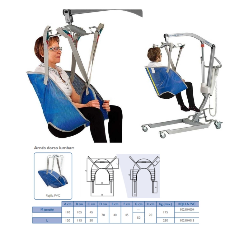 ARNÉS DORSO LUMBAR TALLA M