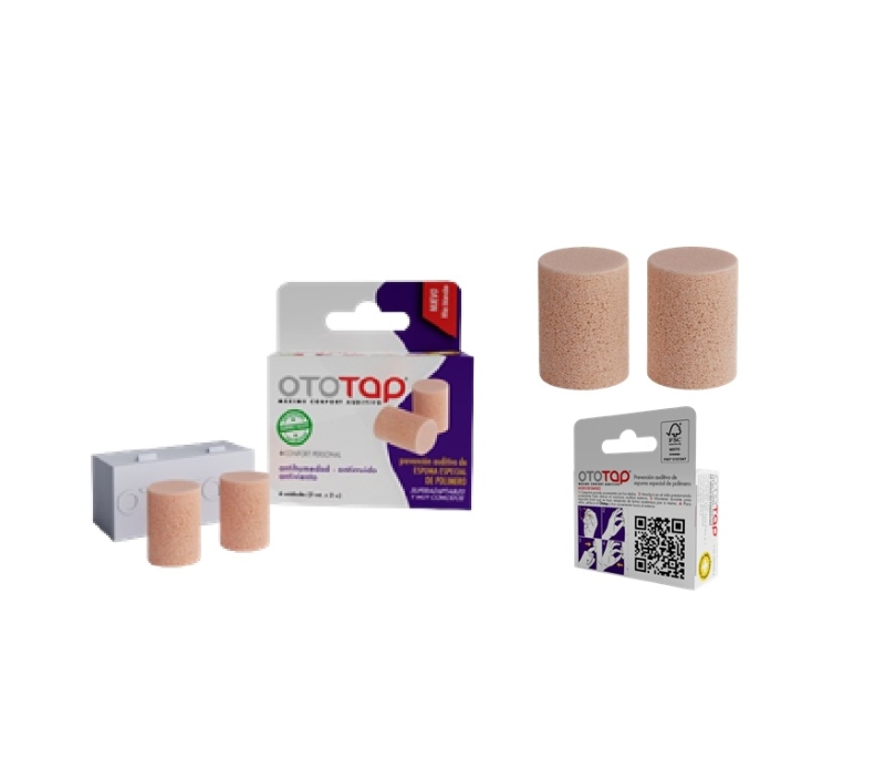 OTOTAP TAPONES ESPUMA POLIMERO 6u