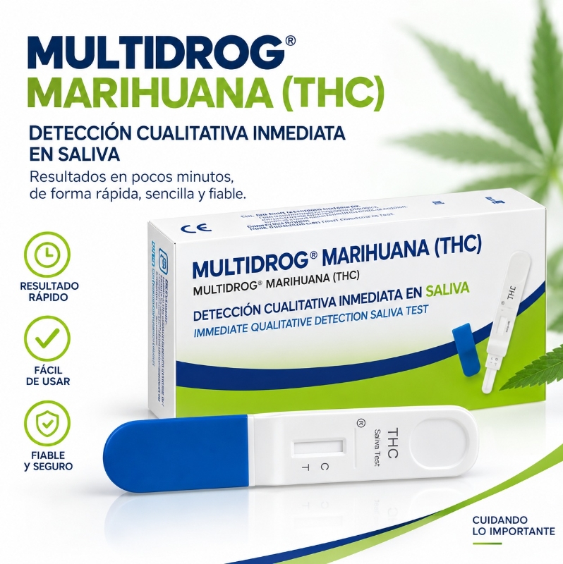 TEST DETECCION MARIHUANA SALIVA 1 CASETT