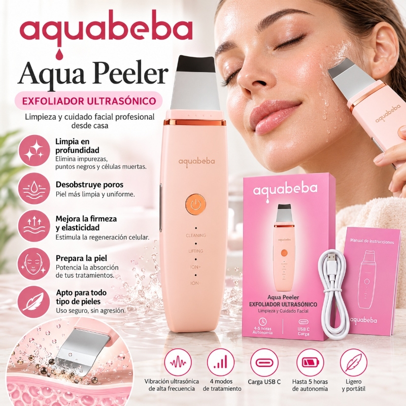 AQUABEBA AQUAPEELER LIMPIADOR CON VIBRA
